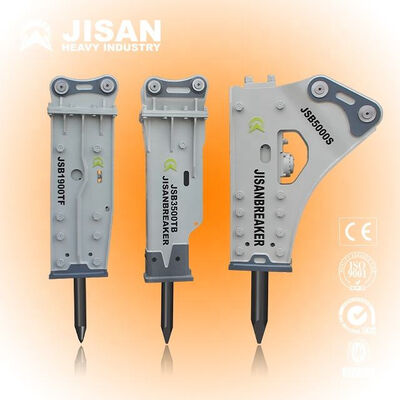 حفرة هيدروليكية كسارة صخور 140 بار ضغط 3.5 متر الطول مناسبة للبناء والحجر