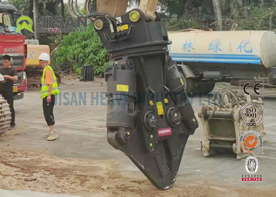 JSD280F مقصات المعادن الحفار ضبط الرأس البسيط لتحقيق أقصى كفاءة في إعادة تدوير المواد الخرسانية