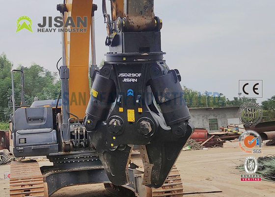 JSD280F مقصات المعادن الحفار ضبط الرأس البسيط لتحقيق أقصى كفاءة في إعادة تدوير المواد الخرسانية