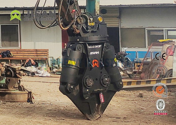 JSD280F مقصات المعادن الحفار ضبط الرأس البسيط لتحقيق أقصى كفاءة في إعادة تدوير المواد الخرسانية
