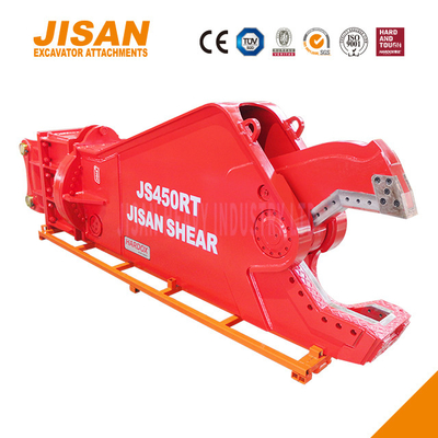 JS430RT مقصات معدنية للحفر لقطع الحديد والصلب والمواد الأخرى مع تركيب ذراع 40-50 طن