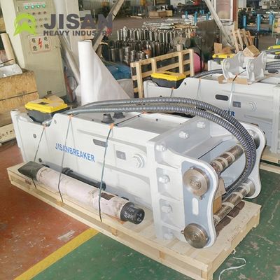 Hydraulic Rock Breaker with 160-180 kg/cm2 Pressure 130-170 l/min Flow and 400-600 bpm Rate for 19-26 Ton Excavators