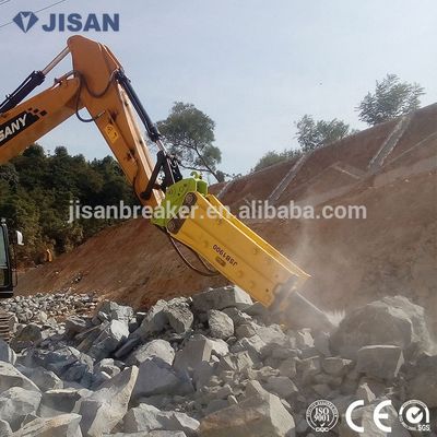 MSB SAGA 250HS Hydraulic Breaker Rock Hammer for 19-26 Ton Excavator with 140mm Rod Diameter and 12 Months Warranty