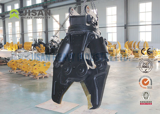 مقصات معدنية للحفارات JISAN مع محرك دوران هيدروليكي 360 درجة، قوة قوية ومتانة طويلة