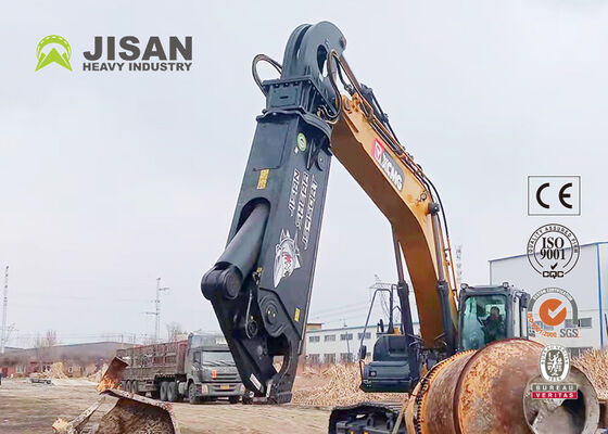 Excavator Metal Shears Hydraulic Steel Cutting Shear For Industrial Demolition Scrap Metal Processing And Recovery