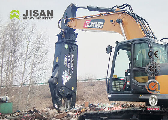 Excavator Metal Shears Hydraulic Steel Cutting Shear For Industrial Demolition Scrap Metal Processing And Recovery
