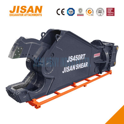 New Product CE 25 Hydraulic Demolition Equipment Excavator Attachment Car Scrap Shear With Gear Rotating Demolition Shear