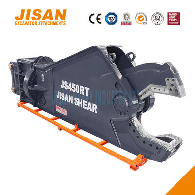 New Product CE 25 Hydraulic Demolition Equipment Excavator Attachment Car Scrap Shear With Gear Rotating Demolition Shear