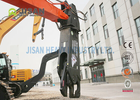 فولاذ مقاوم للتآكل هاردوكس 450 مقص معدني للحفارات مع دوران 360 درجة لتركيب ذراع 40-50 طن