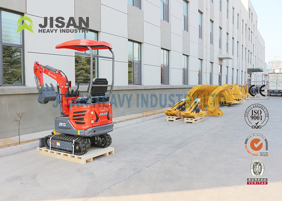 1000 كجم 1 طن 15 طن 1.8 طن 2 طن حفارات زحافة هيدروليكية مع محرك Epa Euro5