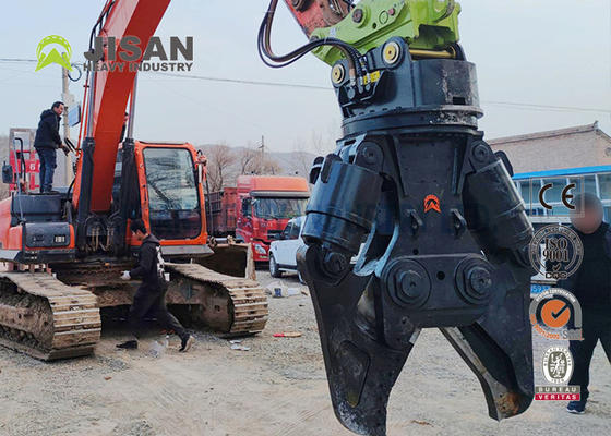 JSD280F مقصات المعادن الحفار ضبط الرأس البسيط لتحقيق أقصى كفاءة في إعادة تدوير المواد الخرسانية