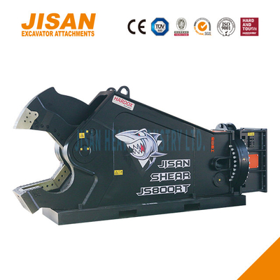 مقصات معدنية الحفر JS800RT مثالية لقطع الصلب الثقيل مع تثبيت ذراع 80-110 طن
