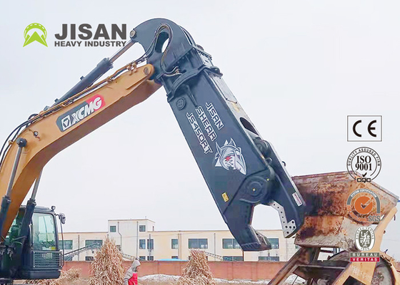 KATO Excavator الهيدروليكية الخردة المعدنية القص لقطع السيارات القديمة / إطارات السيارات